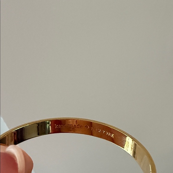 Kate Spade - Gold - Best Friends Forever Bangle - Like New - Engraved - Picture 7 of 7